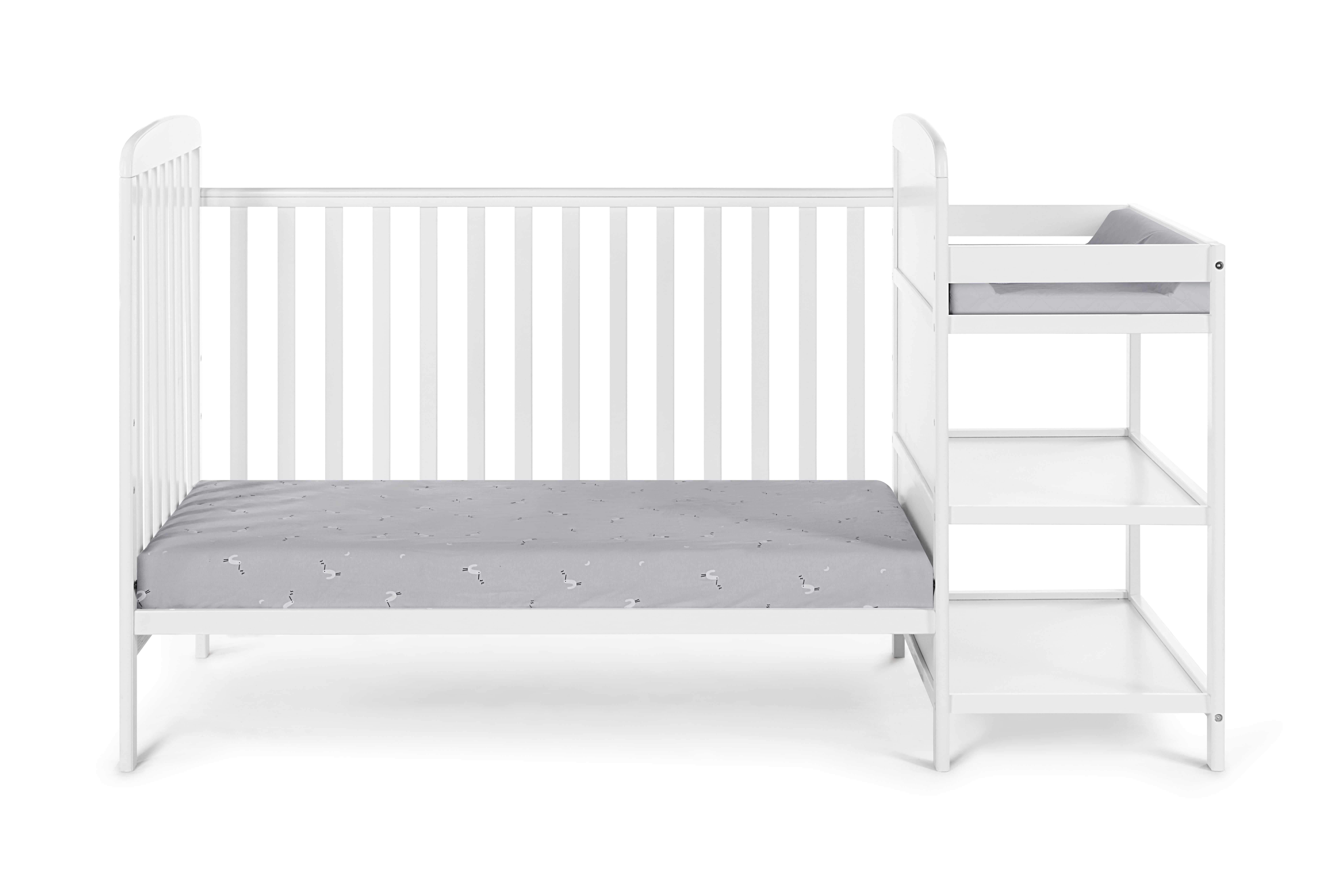 Suite Bebe Ramsey Crib & Changer Combo, White