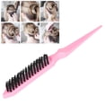 thumbnail image 4 of Teasing Brush, Beard Brush Portable Fluffy Hair Teasing Brush With Ergonomic Handle For Travel For Home, 4 of 8