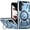 Blue, variant on for Samsung Galaxy A16  Case with 360° Ring Kickstand, Dual Layer Military Grade Heavy Duty Shockproof Protection Rugged Phone Case Cover for Samsung Galaxy A16. SHJ-Green