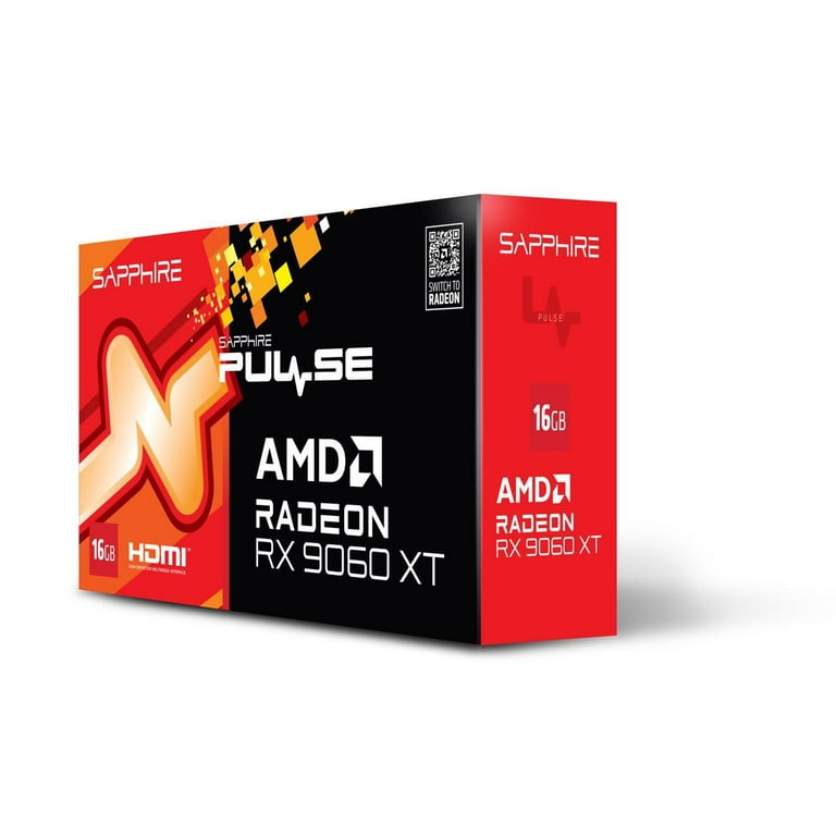 Sapphire RX 9060 XT Gaming 16GB GDDR6 Graphics Card - Walmart.com