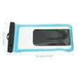 thumbnail image 6 of Unique Bargains 2 Pcs Mobile Waterproof Bag Sky Blue Universal Waterproof Case Compatible for Phone 5.51"x10.43", 6 of 6