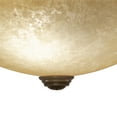 thumbnail image 4 of Vaxcel Yosemite 2L LED Bronze Rustic Tree Semi Flush Ceiling Light or Fan Light Kit, 4 of 5