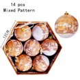 thumbnail image 3 of Juego de bolas de espuma para árbol de Navidad de 8 cm, esferas decorativas para el hogar, fiestas, adornos colgantes, decoración de Año Nuevo, regalo de Navidad, 3 of 5