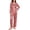 Christmas-santa Printed Pjs, variant on Ekouaer Womens Silk Pajama Set Satin Long Sleeve Button-Down Top and Pants with Ruffle Soft Sleepwear