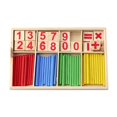 thumbnail image 1 of De Juguetes Montessori De Inteligencia Para Niños Pequeños, Tarjetas Y Varillas De Números Educativos De Matemáticas De Madera1 Unidad sonducket FN002226-00, 1 of 6