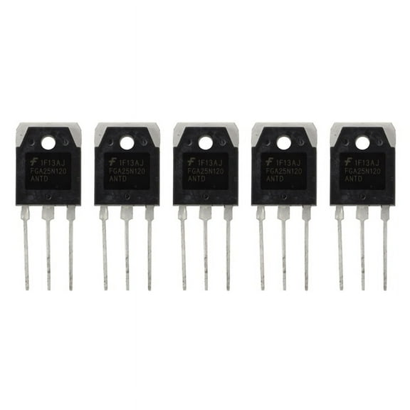 5X Power Transistor IGBT 1200V 313W FGA25N120,5 transistor,As shown