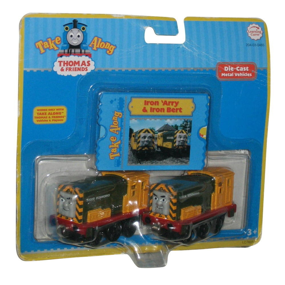 Thomas and Friends Tank Engine (2006) Take Along Iron Arry & Bert Die