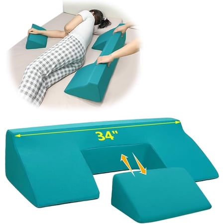 Bed Sore Turning Wedge Pillow for Sleeping Positioning Bed Sores Treatment Pressure Ulcer Cushion Bedridden Patient Elderly Anti Bedsore Turn Over Pad Triangle Medical Nursing After Surgery Wedges