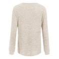 thumbnail image 6 of Godom Long Sleeve Shirts for Women Casual Tunic V Neck Tops Fall Dressy Blouses Lightweight Pullover Sweaters, 6 of 6