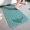 thumbnail image 6 of UTXQFD Shower and Bathtub Mat 13.76x27.56in, Rubber Non-Slip Shower Mat for Elderly & Kids, Bathtub mat Non Slip with Drain Holes &Suction Cups, Bath Mat for Bathroom and Tub, Machine Washable, 6 of 9