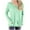 Sky Blue, variant on QUYUON Sweatshirts Women Trendy Winter Crewneck Sweatshirts Graphic Polyester Long Sleeve V-Neck Solid Blouse Tops Style S-709 Breathable Winter Sweatshirts Ladies Straight Fit Shirts Red 3XL