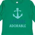 thumbnail image 4 of Inktastic Captain Adorable, Boat Anchor, Sailor, Sailing Boys Long Sleeve Toddler T-Shirt, 4 of 5
