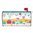 thumbnail image 2 of Bingfone Funny Farm Magnetic Mailbox Cover Standard Size for Garden Yard Outdoor Decorations-21x18 in, 2 of 9