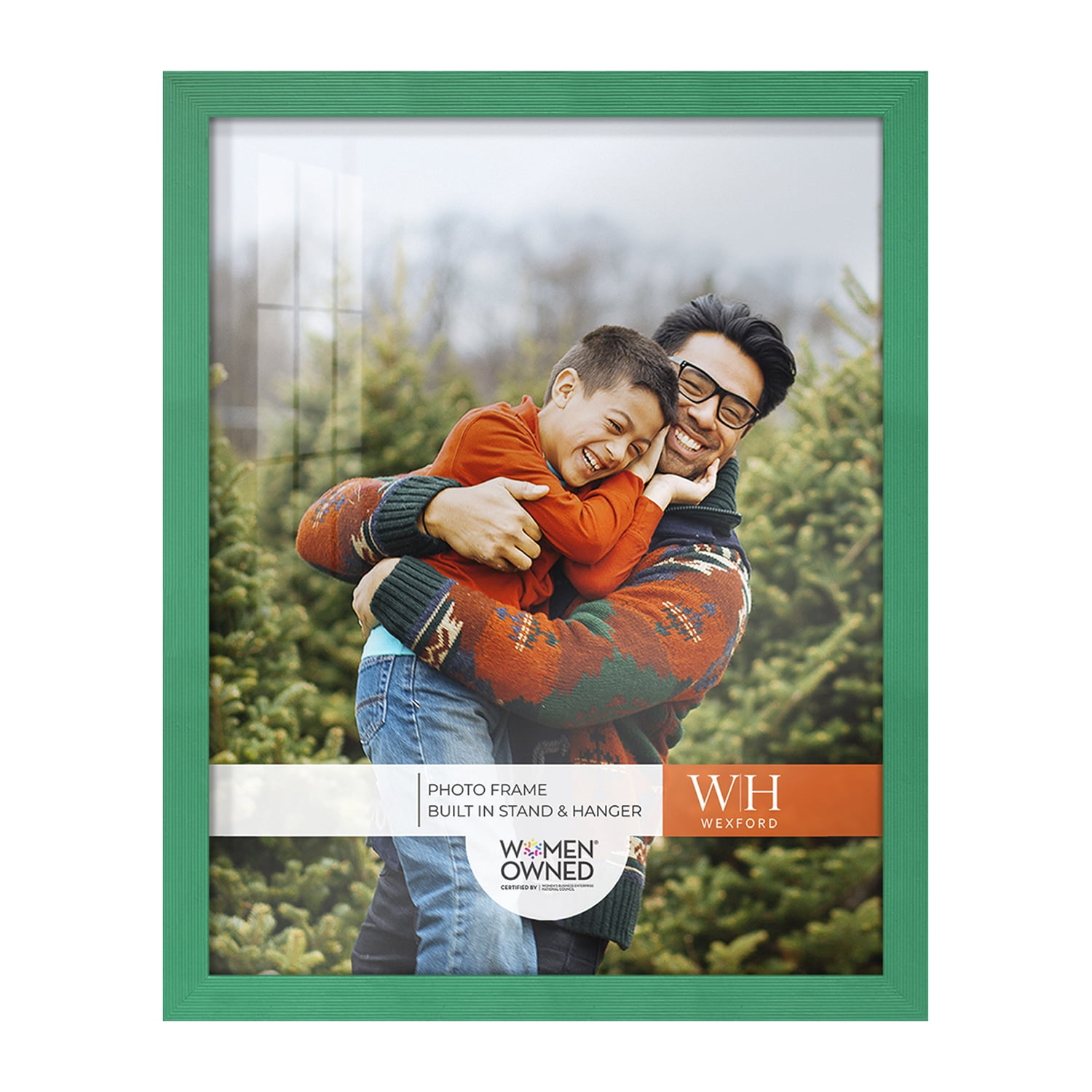 Emerald Green Rustic Picture Frame, 11 x 14