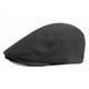 thumbnail image 1 of Sombreros para hombre, gorra ligera, de punto liso, con parte delantera plana y estilo británico antiguo, boina de algodón para hombre., 1 of 3