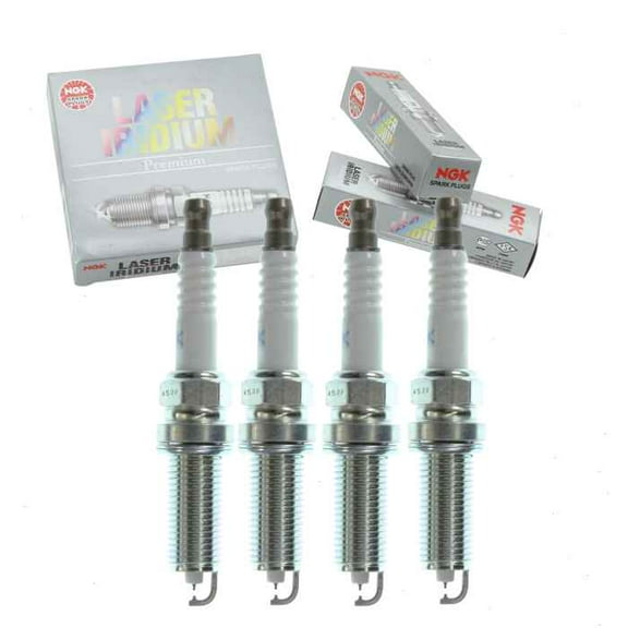4 pc NGK Laser Iridium Spark Plugs compatible with Nissan NV200 2.0L L4 2013-2020