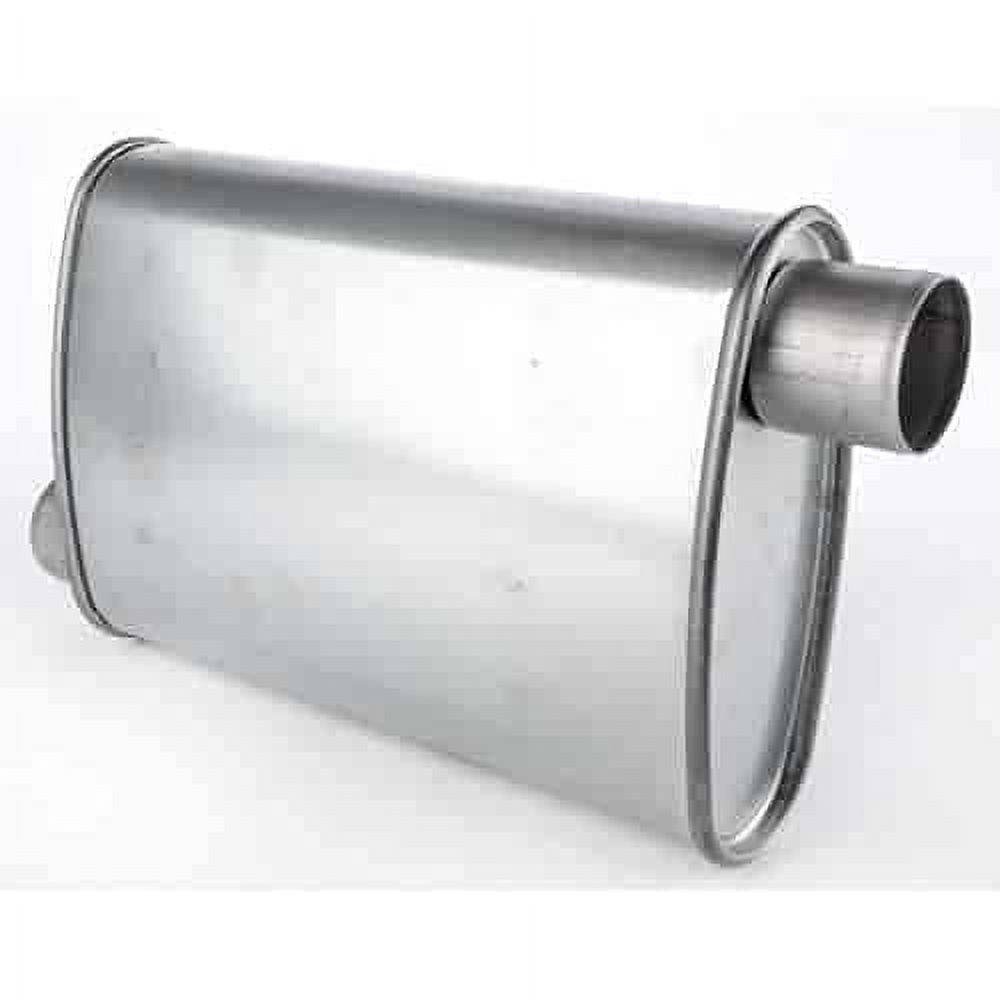 JEGS Turbo Muffler [2 1/4 in.] Offset/Offset - Reversible