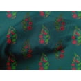 thumbnail image 4 of oneOone Organic Cotton Voile Fabric Leaves & Floral Block Print Fabric BTY 42 Inch Wide, 4 of 4