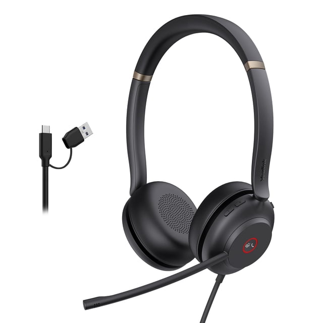 Auriculares USB Yealink UH37 con micrófono con cancelación de ruido