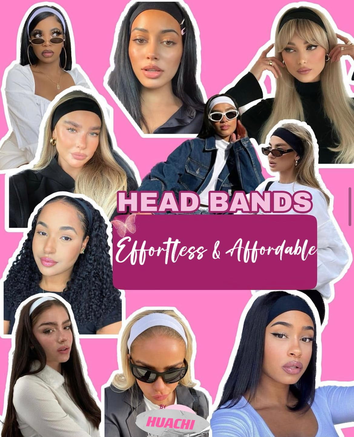 16 Pack Elastic Fabric Hair Ties, Soft Slip Resistant Hair Bands Daily Hair Accessories for Women