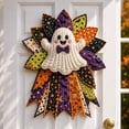 thumbnail image 6 of Beginner-Friendly Oversized Halloween Character Quilted Door Hanger Sewing Kit Handmade DIY Craft Set for Halloween Home Decor Front Door Decoration and Seasonal Display (corn bloom), 6 of 8