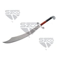 thumbnail image 2 of SZCO 37" Scimitar Sword II, Stainless Steel Curved Persian Blade with Pakkawood Handle, Decorative Medieval Middle Eastern Sabra with Protective Sheath for Display & Collection, 2 of 3