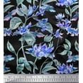 thumbnail image 1 of Soimoi Cotton Duck Fabric Leaves,Insects & Wild Flower Print Sewing Fabric Yard 42 Inch Wide, 1 of 1