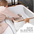 thumbnail image 5 of KoolerThings Moisés para bebé, cama de noche para bebé, cuna portátil fácil de plegar con cesta de almacenamiento para recién nacido, moisés de noche, cómodo colchón/bolsa de viaje incluida (moisés) (, 5 of 5