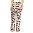 thumbnail image 3 of Uemuo Funny Chicken Pattern Women's Wide Leg Palazzo Lounge Pants with Pockets Light Weight Loose Comfy Casual Pajama Pants-Small, 3 of 9