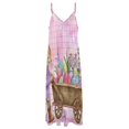 thumbnail image 4 of Easter Bunnies Rabbits Sleeveless Dress Woman Fashion Long Dresses Women's Summer Suit Dress Summer 2025 Women, 4 of 7