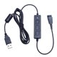 thumbnail image 1 of Cable adaptador USB QD (desconexión rápida) a conector USB que conecta los auriculares a la PC, 1 of 5
