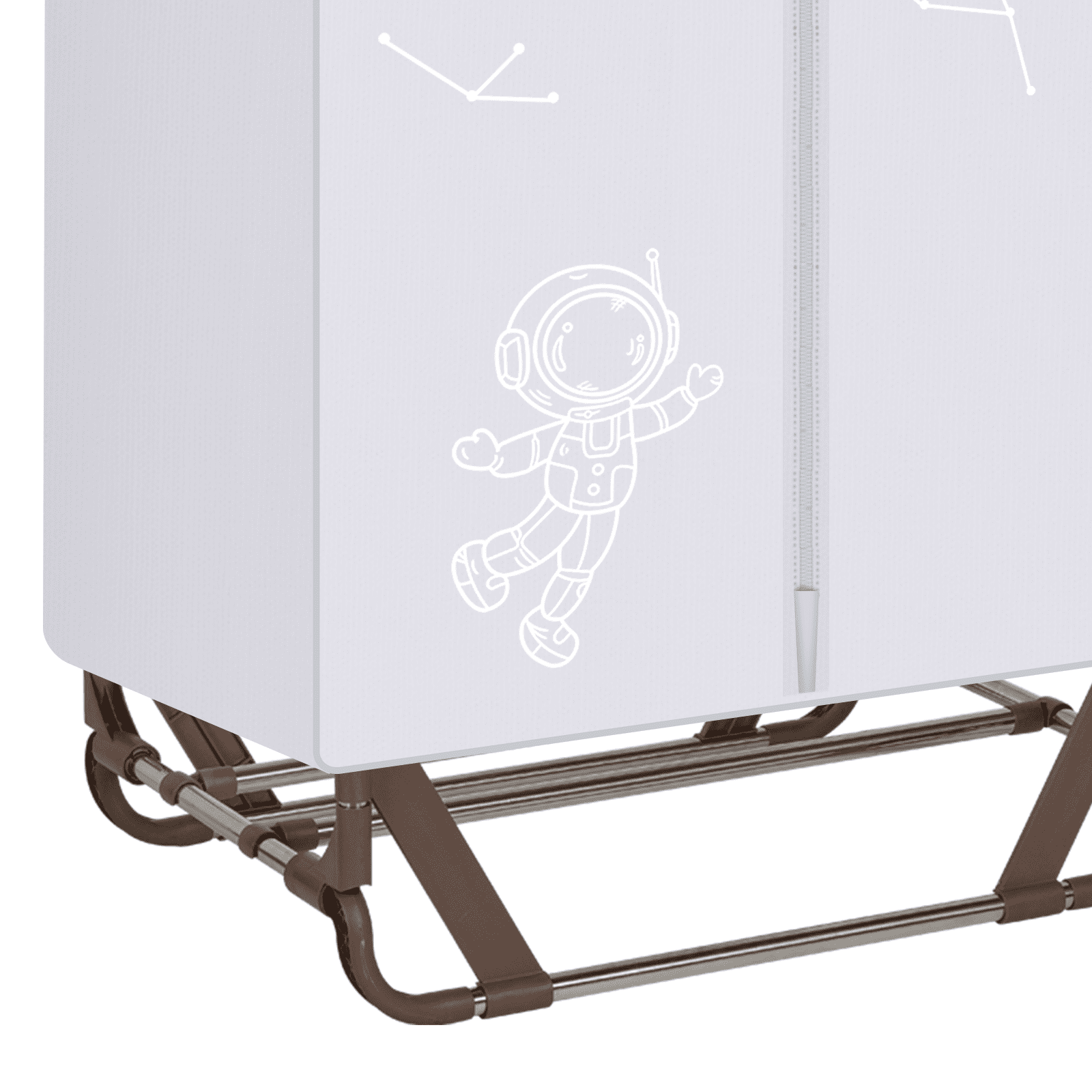 Uten Portable Dryer, 1500W Electric Clothes Dryer Machine Double layer Stackable Clothes Drying Rack for Apartments, RV, Laundry, and More