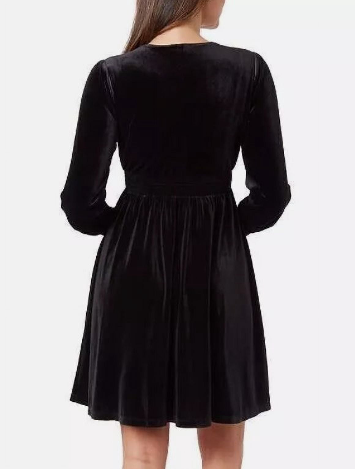 briggs ladies velvet dress Briggs Ladies' Size Small (4-6) Long Sleeve Velvet Dress, Black