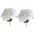 thumbnail image 4 of Ramo de flores de 2 piezas, arreglos florales de hortensias artificiales realistas Blanco, 4 of 9