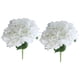 thumbnail image 4 of Ramo de flores de 2 piezas, arreglos florales de hortensias artificiales realistas Blanco, 4 of 9