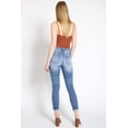thumbnail image 2 of Kancan - Women's Mid Rise Distressed Ankle Skinny Jeans - kc7274st, 2 of 11