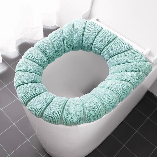Toilet Seat Cover Solid-Color Toilet Seat Cushion Toilet Seats for Standard Toilets