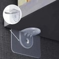 thumbnail image 4 of Soportes adhesivos para repisas Wvapzwr, 20 piezas, PVC transparente, 4 of 5