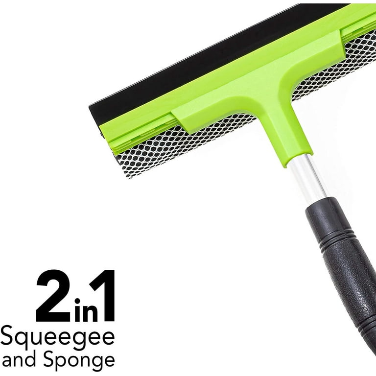 BITOPE Squeegee for Window Cleaning, 2-in-1 & Sponge Mop,58 007