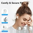 thumbnail image 6 of Wireless Ear Buds 50H Playback LED Power Display Earphones with Wireless Charging Case Headphones IPX7 Waterproof in-Ear Earbuds with Mic Compatible for iPhone Android White, 6 of 6