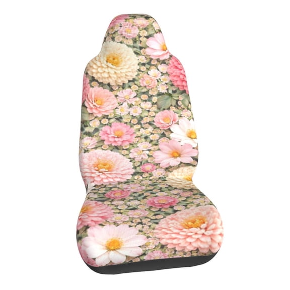 Floral Garden Botanical Car Seat Covers Stretch Car Seat Protectors Universal Fit