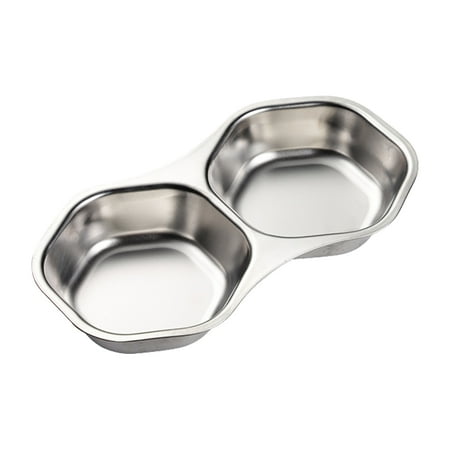 

Pontos Sauce Dish Stackable Easy to Clean Stainless Steel Hexagon Triangle Oval Shaped Seasoning Plate for Kitchen Prep