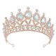 thumbnail image 1 of KAKOWELY Tiaras de diamantes de imitación, corona de boda, tiara de cumpleaños para mujer, elegante tocado de novia, 1 of 4