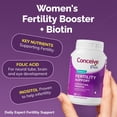 thumbnail image 3 of Conceive Plus Women's Fertility Support, Folic Acid, Biotin, L-Arginine and Taurine - 60 Capsules, 3 of 12