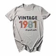 thumbnail image 4 of Camiseta de regalo de cumpleaños número 50 de Pntutb para mujer, camiseta Vintage 1971 con piezas originales, camiseta bonita Pntutb Pntutb-5632, 4 of 5
