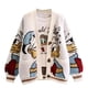 thumbnail image 2 of Disney Knitted Cardigan Japanese Donald Cartoon Sweaters for Women Coat Female Autumn and Winter Loose Wild Thicken Kawaii Tops, 2 of 5