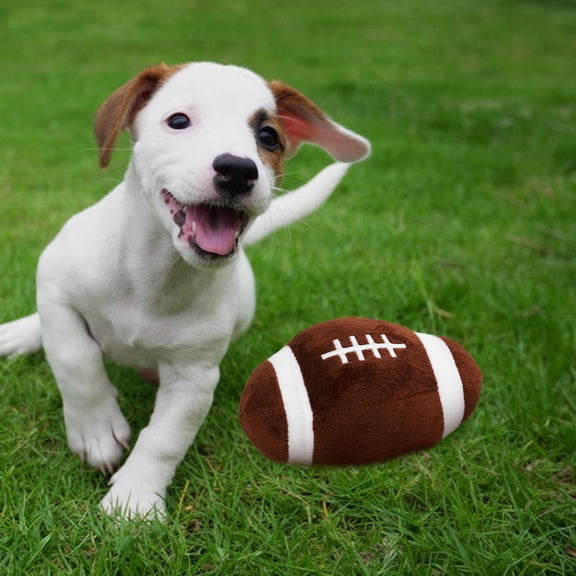 EXHUMKY Soft Plush Dog Toy in Assorted Colors, Durable 7.5 Inch Mini Soccer Ball for Chewing and Play, Perfect Pet Sports Gear