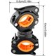 thumbnail image 2 of Abrazadera de bicicleta para linterna de 2 uds, soporte de montaje de linterna de rotación de 360 ​​°, soporte de Clip de rotación para linterna, ciclismo, equitación, 2 of 5