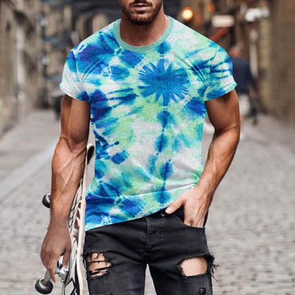 Goodtrade8 Short Sleeve T-Shirts for Men Casual Summer Pullover Graphics Dry Fit Travel Gym Mens Shirts Sports