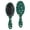 Golden Star Teal Background Pattern, variant on Green Christmas Tree Pattern Brush, Detangling Hair Brush, Scalp Massage Hair Comb, Round Tip Bristles Gifts for Daily Hair Care